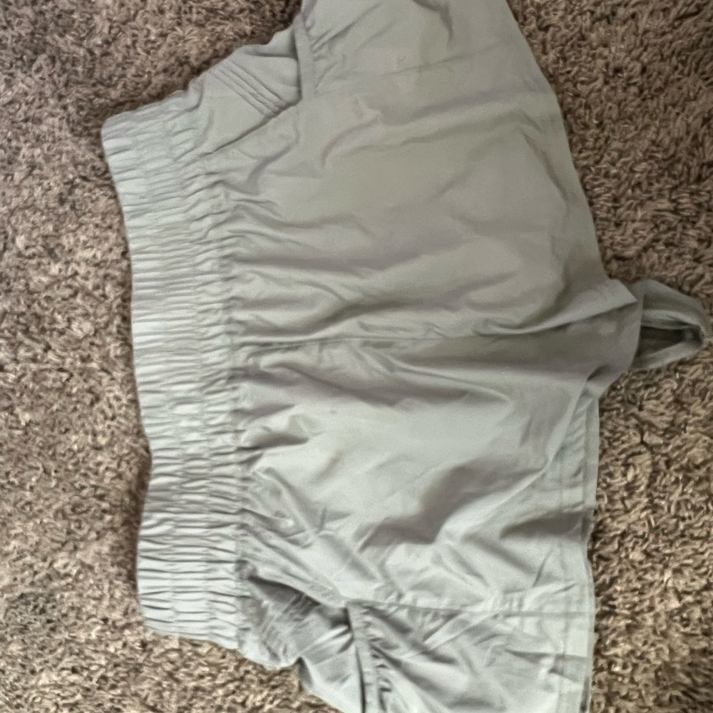 Sage Green Athletic Shorts with Elastic Waistband Free People movement - Picture 3 of 3